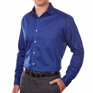 Van Heusen No Iron Lux Sateen Dress Shirt